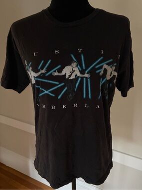 Vintage Y2K Justin Timberlake 2007 Futuresex/Lovesounds Concert T-Shirt Size M
